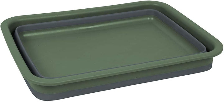Bo-Camp Unisex BC faltbar Rechteck Waschbecken, grün/grau, 7 Liter