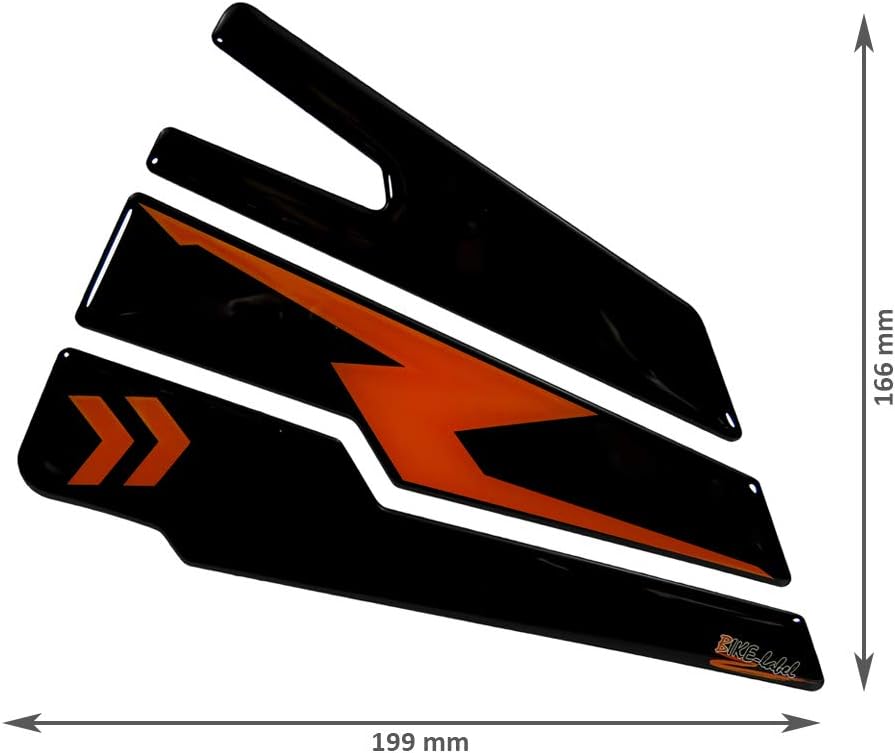 BIKE-label Tankpad Set kompatibel für KTM 1290 Super Duke R bis BJ 2019-850011