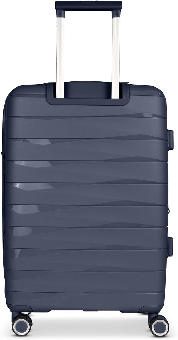 Franky Koffer Trolley | 4X 360° Rollen | Leicht | TSA-Schloss | Grössen: S/M/L | modern -PP16 (Dunke
