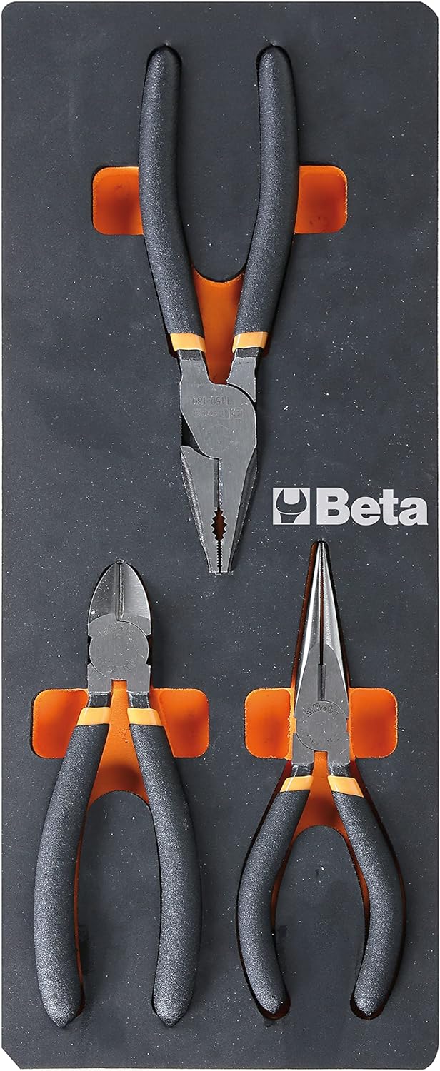 Beta M133 Werkstatt Zangen Set, Werkzeuge (hochwertige Zangen & Stämme in weichem Modul, Werkzeug Se