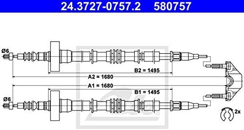 ATE 24372707572 Bremsseil