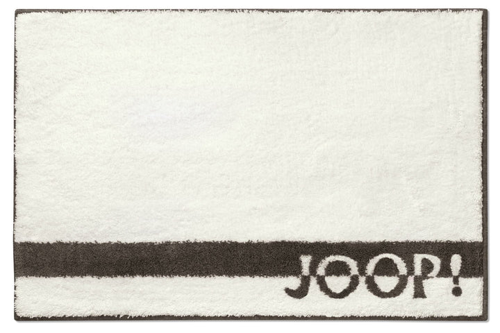 Joop! Badteppich Logo Stripes Farbe Creme Grösse 70 x 120 cm