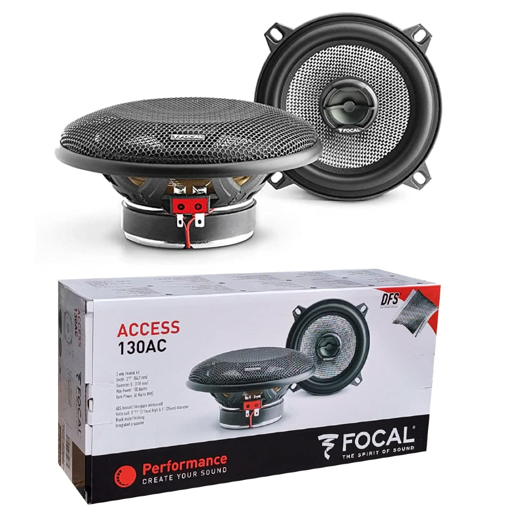 2 koaxial Lautsprecher kompatibel mit FOCAL ACCESS 130AC 130 AC 2-Wege 13 cm 130 mm 5" Durchmesser 5