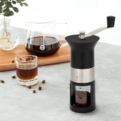 Bialetti Manuelle Kaffeemühle von, Edelstahl, Mattschwarz