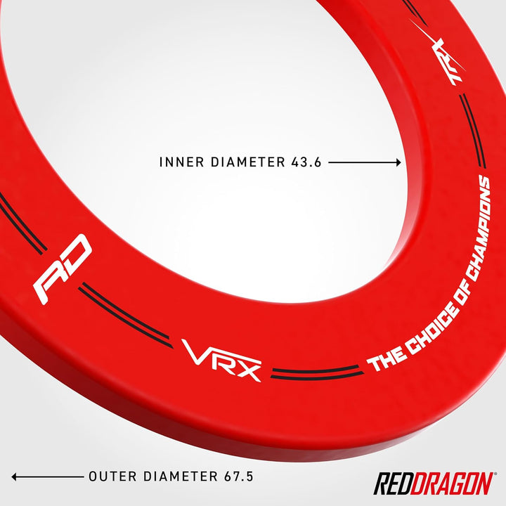 RED DRAGON Dartboard Surround, Red