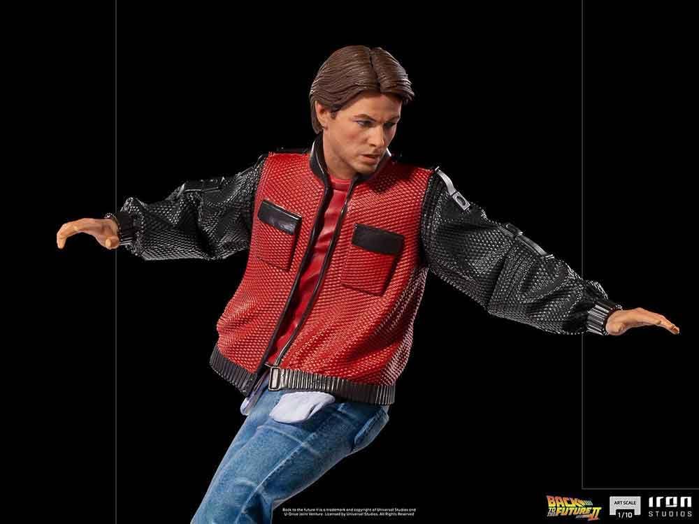 Iron Studios Back to The Future Marty McFly Hoverboard 1/10 Scale Statue Standard 1:10, 1:10