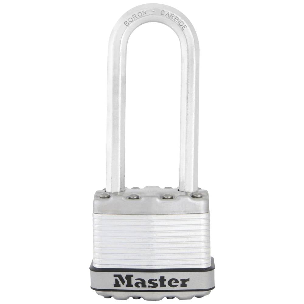 MASTER LOCK M1EURDLJ Excell Vorhängeschloss 45mm lamellierter Stahl - Bügel 64mm Extra Lang Bügel +