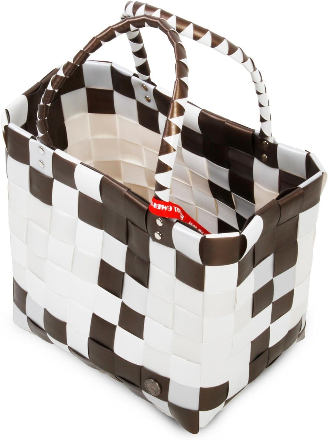 Witzgall Shopper Vintage Style 5009 57 BELLA braun, 35cm x 18cm x 32cm, Einkaufstasche, Einkaufsshop