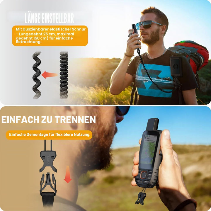 TUSITA Rucksack Halterung Zubehör Kompatibel mit Garmin Handheld GPS Geräte - Schultergurt Halterung