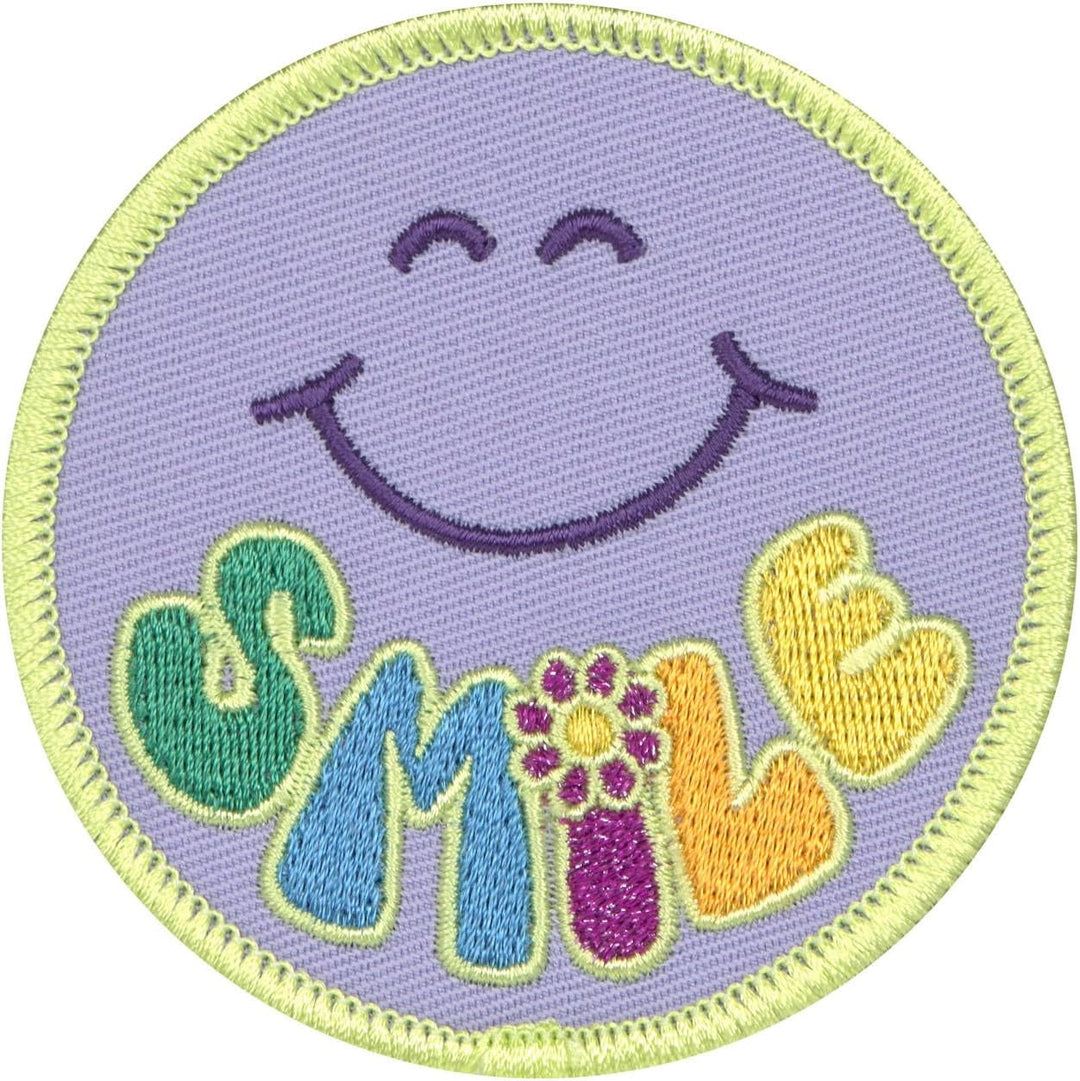 LÄSSIG Anhänger und Patches Set (3 Stk.) mit Druckknopf/School Patches Set Flowers, Flowers