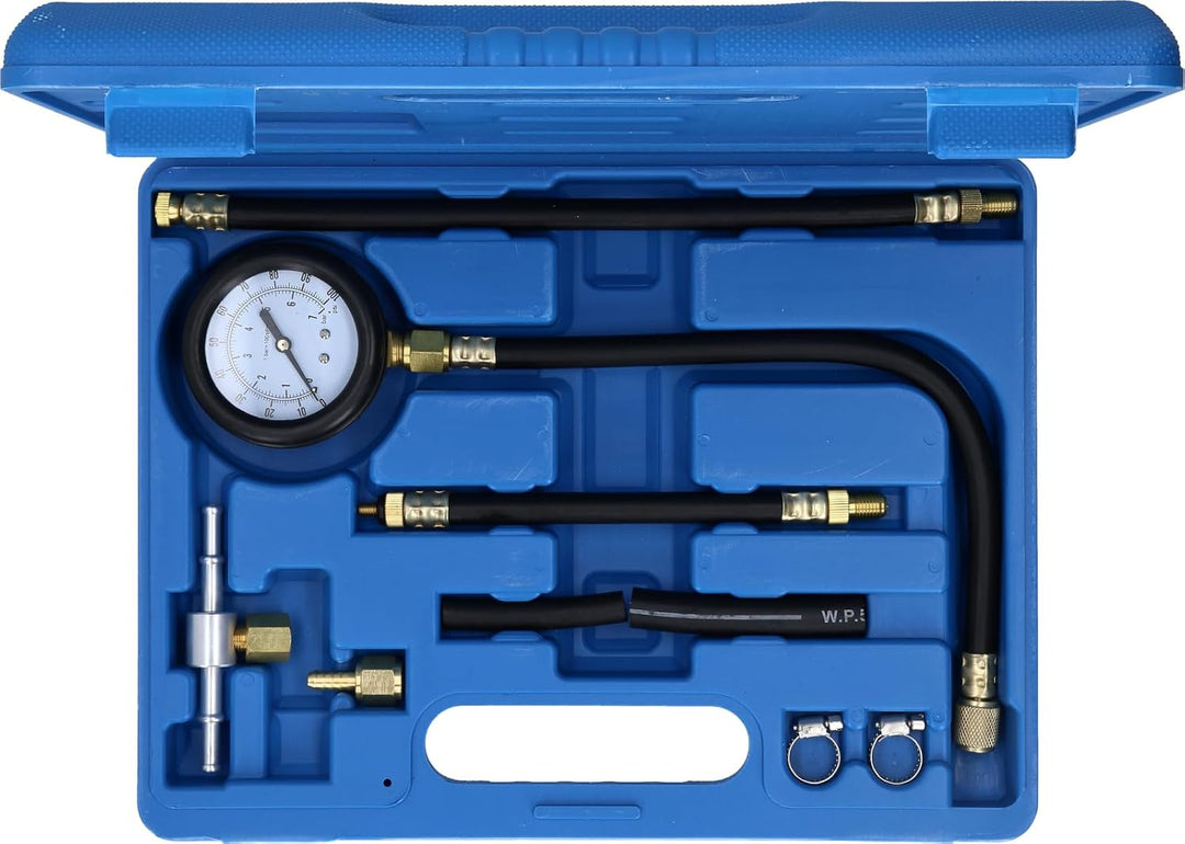 BRILLIANT TOOLS BT581250 Kraftstoff-Einspritzpumpen-Druck-Tester- Satz | 9-tlg [Powered by KS TOOLS]