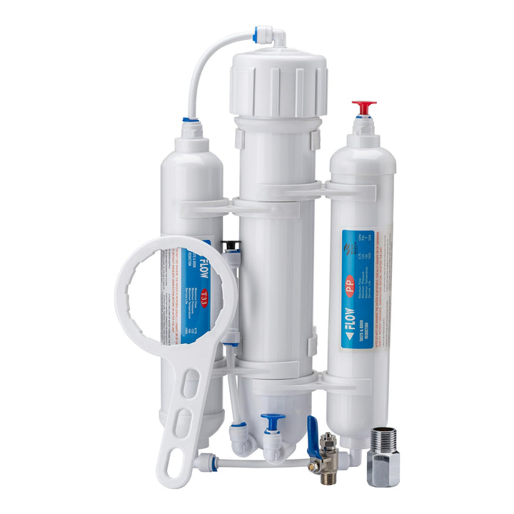 Naturewater 3 stufige Umkehrosmose RO – 190 l/Tag 50 GPD – Osmose Entmineralisierung – Umkehrosmosea