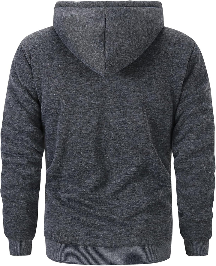 SwissWell Hoodies für Männer mit Kapuze Sweatshirts Reissverschluss Kapuzenjacke, M