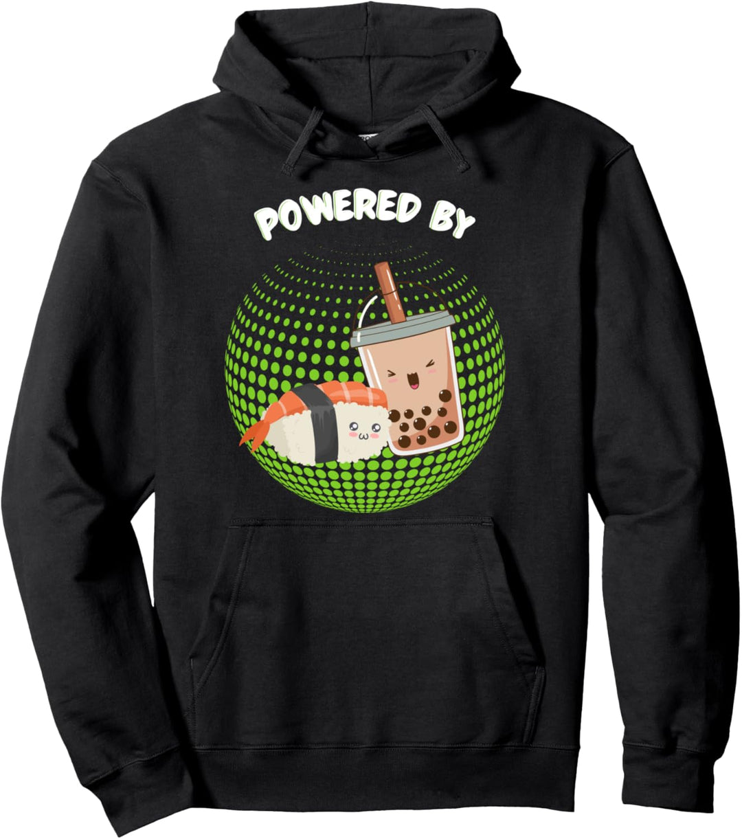 Sushi Milk Bubble Tea Japan Kawaii Japanischer Anime Manga Pullover Hoodie