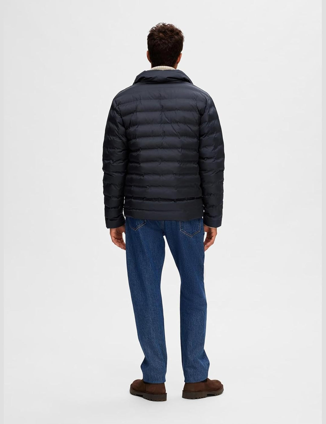 Selected Homme male Steppjacke Gefütterte M Blau, M Blau