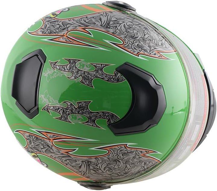 Kinder Integralhelm Mejia – Motorradhelm für Kinder, ABS-Schale, robuster Kinderhelm für Downhill, Q