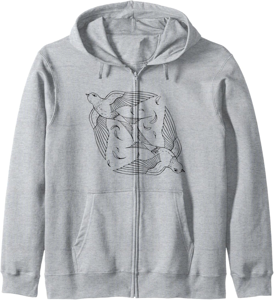 Schwalbe Vogel fliegend Kapuzenjacke