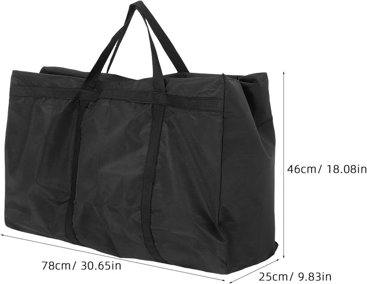 VICASKY Grosse Robustem Aufbewahrungstasche 100l mit Oxford Stoff Reissverschluss Wasserdichtem Desi