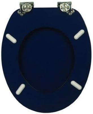sanicomfort WC-Sitz FINE Blau – MDF Toilettensitz mit Absenkautomatik | Softclose WC Deckel universe