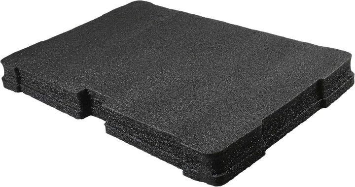 vhbw 2x Schaumstoffeinlage Ersatz für Milwaukee 4932471428 für Werkzeugkoffer - Schaumstoff Schwarz