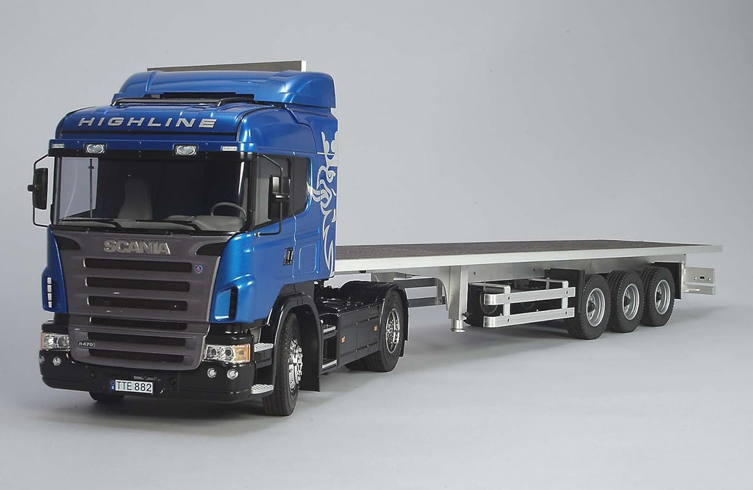 Tamiya 300056318 - Scania R470 Highline Truck, Ferngesteuerter LKW, 1:14, Bausatz