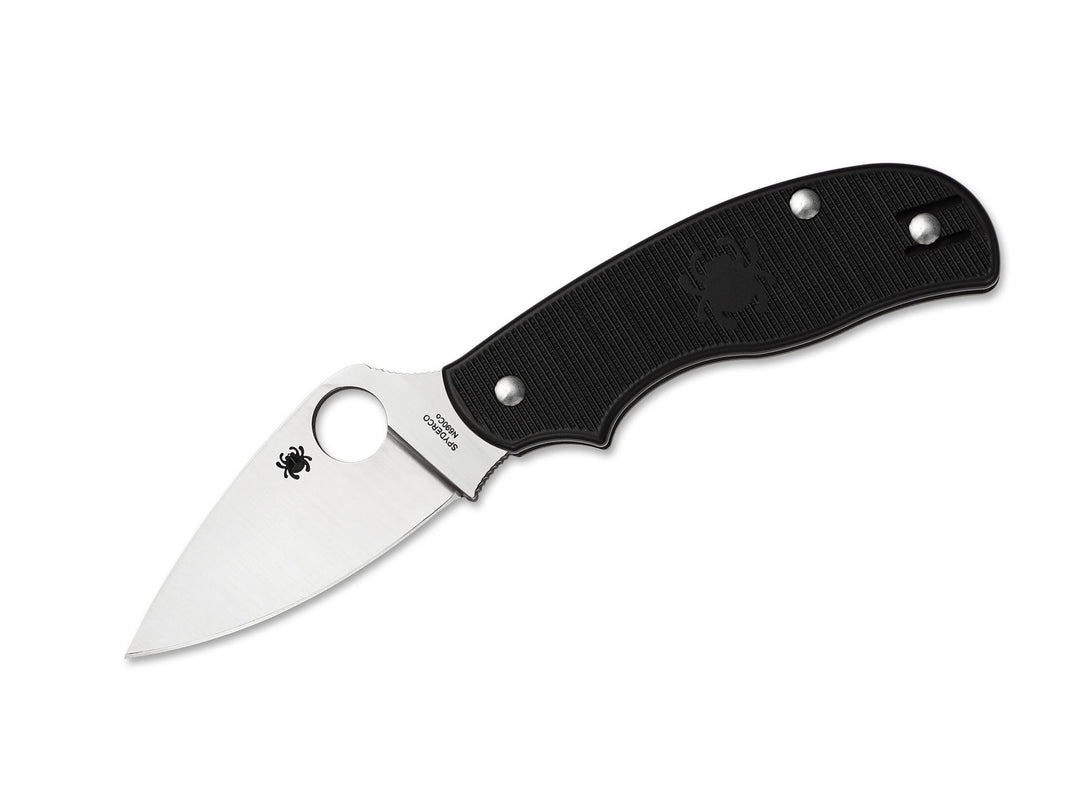 Spyderco C127PBK Urban Lightweight Taschenmesser aus N690-Stahl und Kunststoff in der Farbe Schwarz