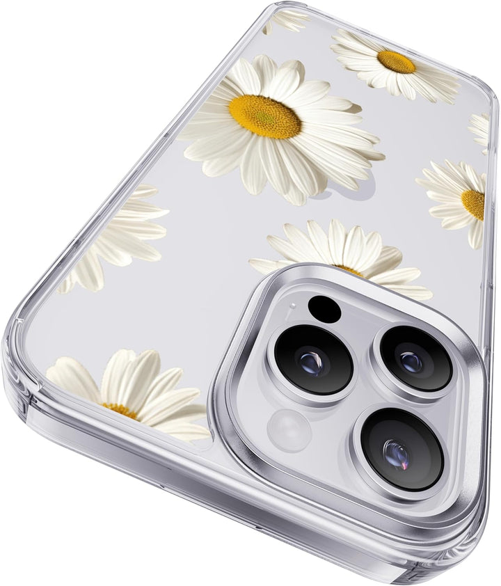 CASEKOO Crystal Clear für iPhone 16 Pro Max Hülle, [Nie Vergilbung] [Unzerstörbarer Militärschutz] S