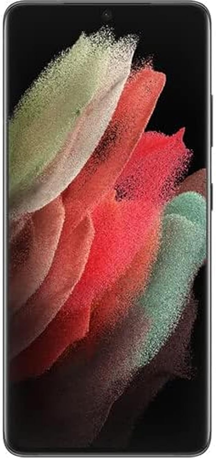 Samsung Galaxy S21 Ultra 5G Smartphone SIM Free Android Mobile Phone Phantom Black 128GB (Renewed)