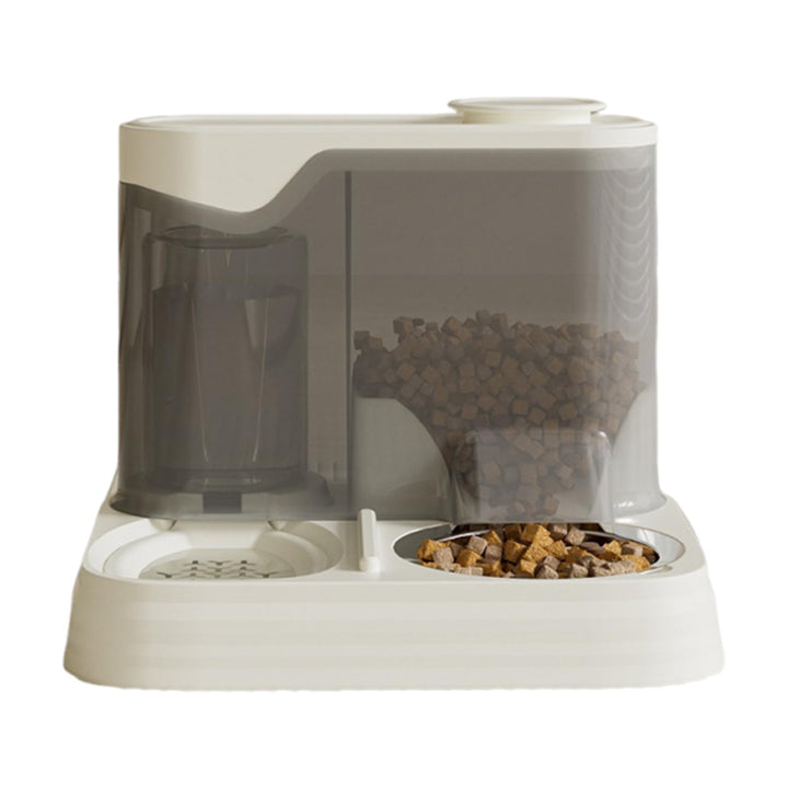 Automatischer Katzenfutterautomat, Haustierfutter- Und Wasserspender, 2-in-1 Nass- Und Trockenfutter
