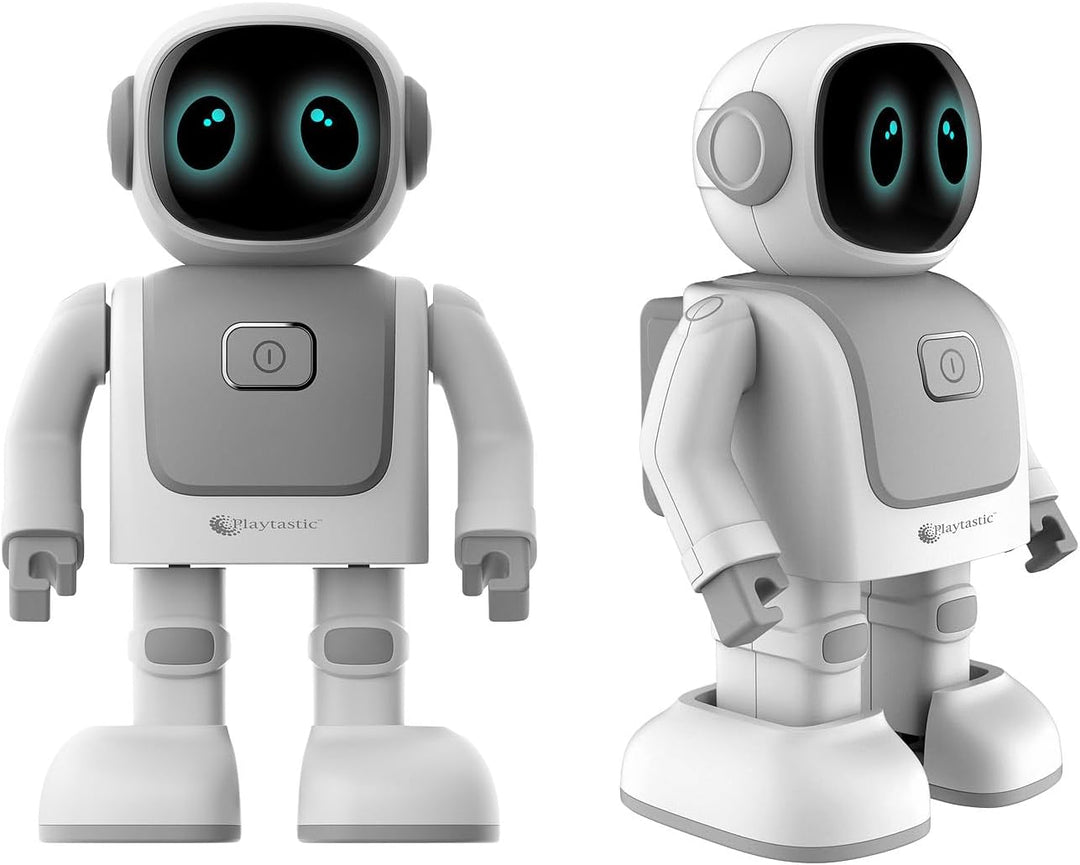 Playtastic Mini Roboter: App-programmierbarer Roboter, 130 Bewegungen, Bluetooth, Lautsprecher (Tanz