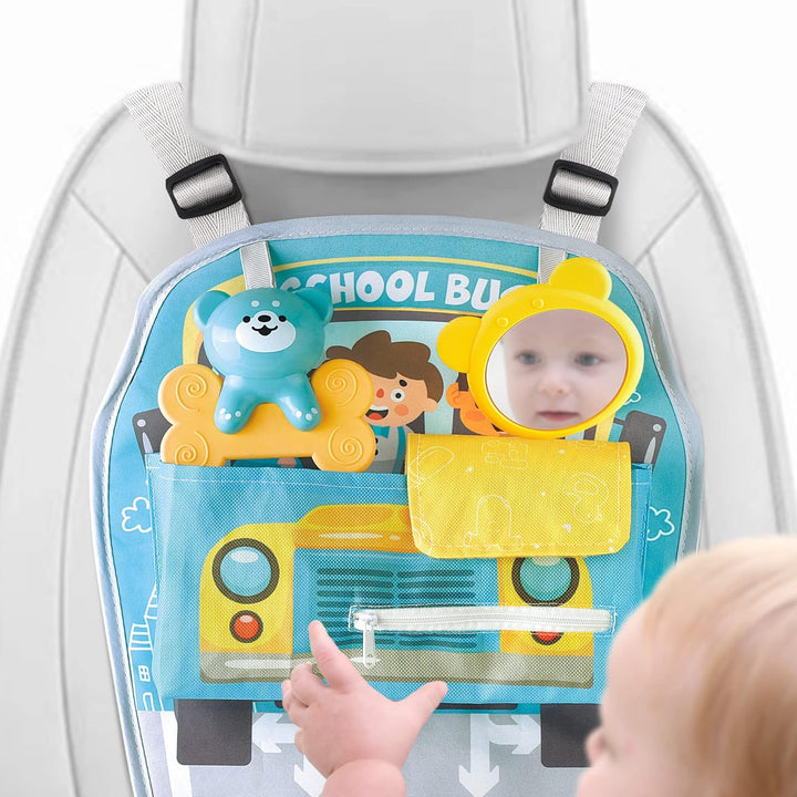 caterbee Autositzspielzeug mit Lenkradmitte für Spiel und Kick (Steering Wheel), Steering Wheel