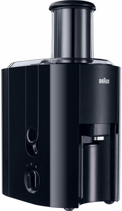 Braun Household J300 Multiquick 3 Entsafter (800 Watt) schwarz 800 Watt Single Schwarz, 800 Watt Sin