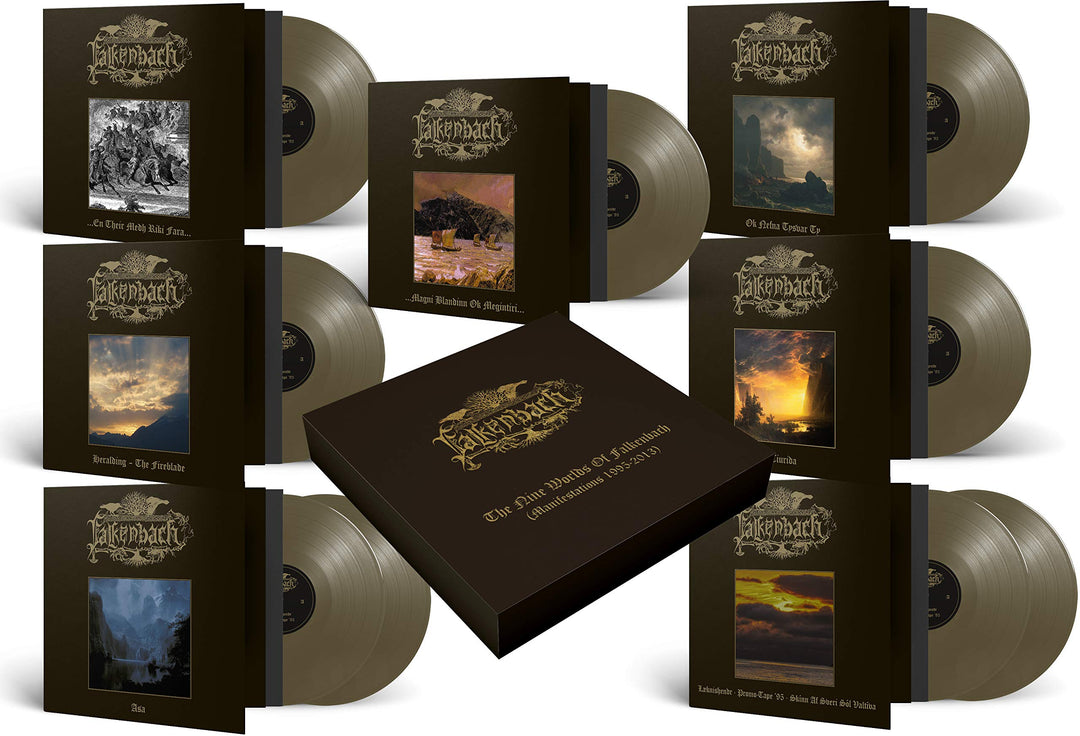 The Nine Worlds of Falkenbach (7gtf/9lps-Gold), Vinyl