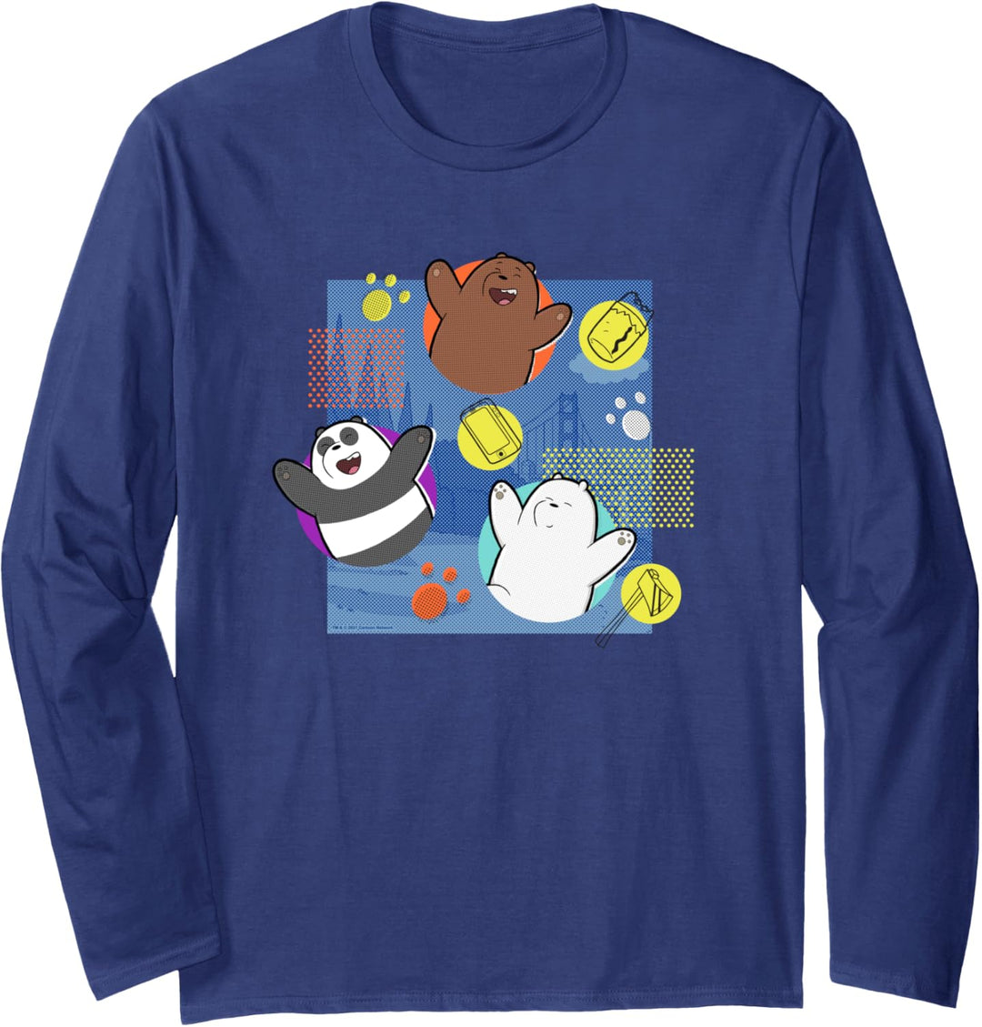 We Bare Bears Happy We Bare Bears Langarmshirt