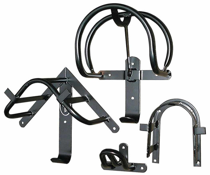 AMKA Geschirrhalter Pferd Set für Pferdegeschirr 4-teilig Kutschgeschirr Geschirrhalter-Set Brustbla