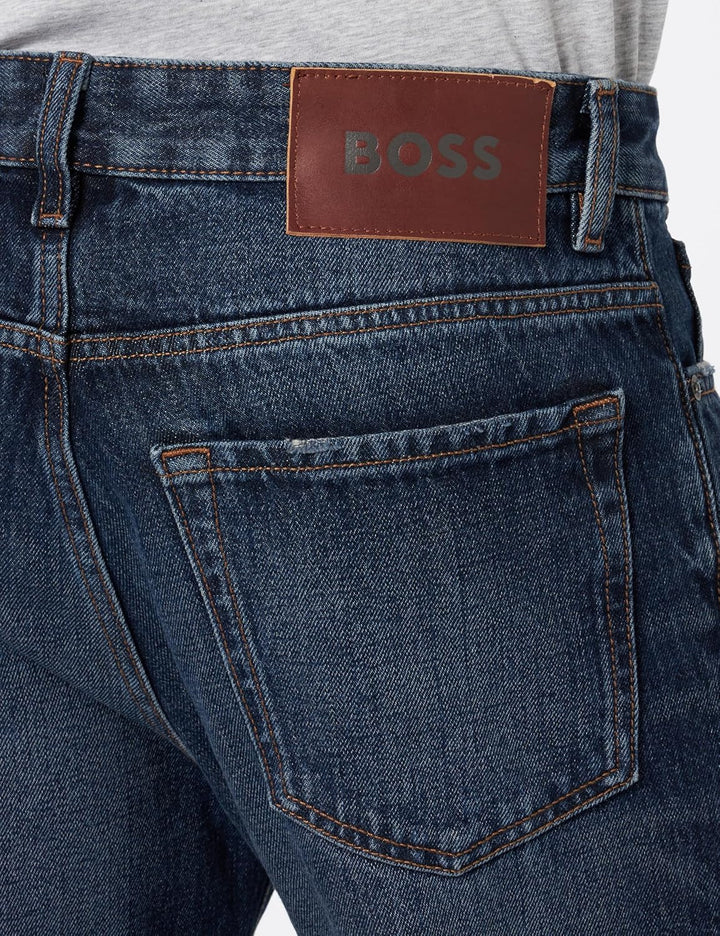 BOSS Herren Maine BC-L-P Regular-Fit Jeans aus blauem Super-Stretch-Denim 30W / 34L Medium Blue429,