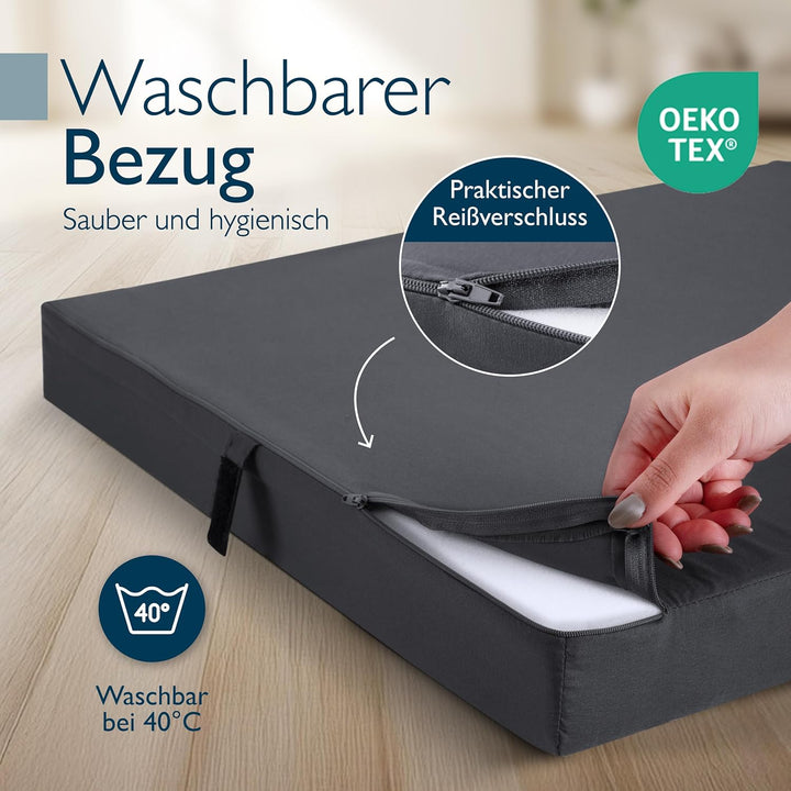 Klappmatratze Gästebett klappbar 120x195 cm Faltmatratze – Beautissu Gästematratze faltbar Reisematr