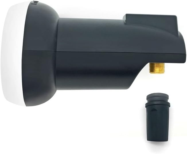 ARLI 60cm HD Sat Anlage Single LNB + Satfinder + 2 F-Stecker Digital 1 Teilnehmer Antenne lichtgrau/