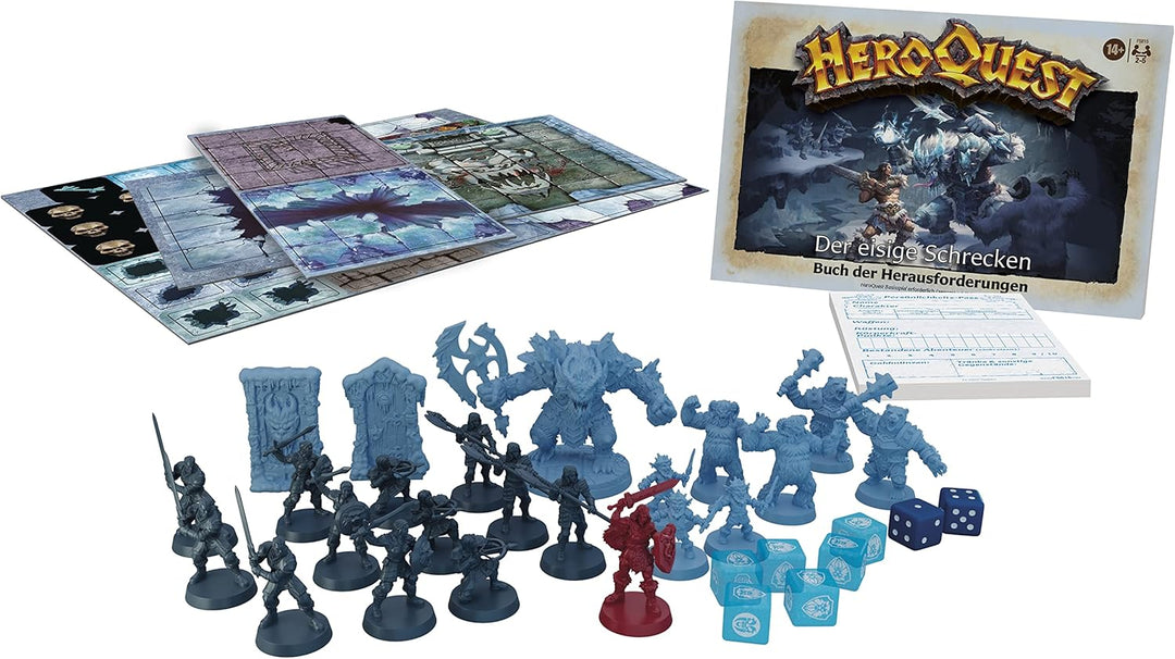 Avalon Hill HeroQuest Der eisige Schrecken Abenteuerpack, ab 14 Jahren, HeroQuest Basisspiel erforde