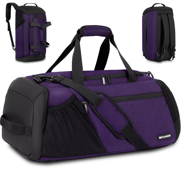 Sporttasche Herren 40L Gross Sporttaschen Reiserucksack Mehrere Taschen Rucksack mit Schuhfach Nassf