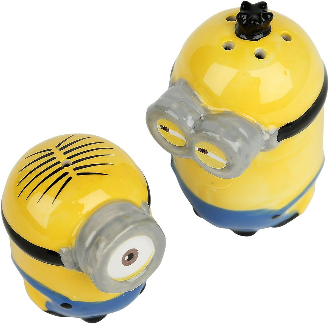 Joy Toy 90327 Minions Salz und Pfefferstreuer in Keramik als Set in Geschenkpackung 7,5 x 12,5 x 11