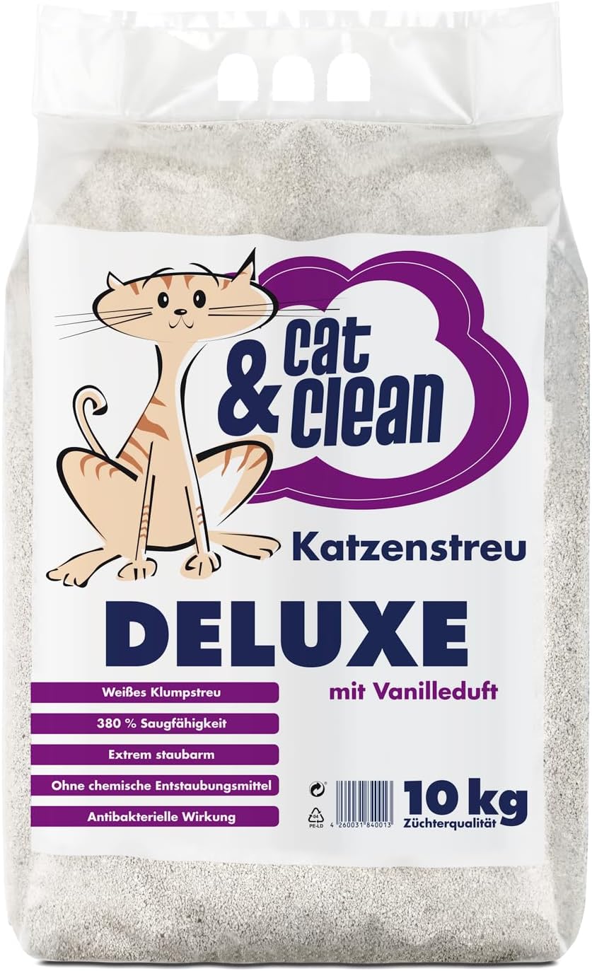 Cat & Clean Katzenstreu Der Extraklasse Klumpendes Einstreu Extrem Saugfähig Naturprodukt Aus Benton