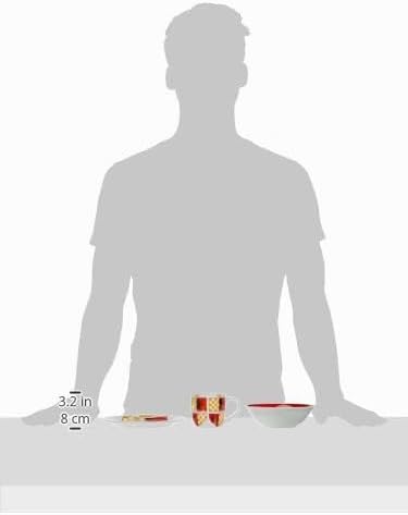 Kindergeschirr HP Gryffindor 3teilig, Porzellan, Geschirrset, Geschirr, Teller, Tasse, Schale, 3-tei