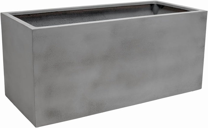 VIVANNO Pflanztrog Maxi Pflanzkübel - 45x100x45 cm Witterungsbeständig, Stilvolles Beton-Design, Fib