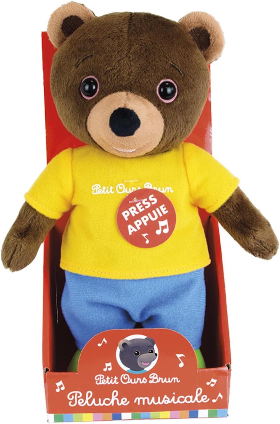 Jemini 023799 Kleiner Bär, braun, Plüsch, Musik, 20 cm