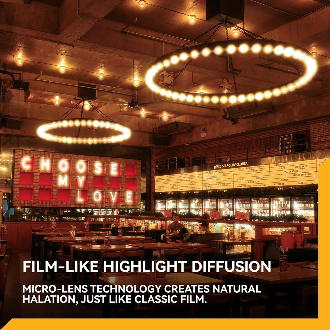 NiSi HDF 1/2 Highlight Diffusionsfilter für Fujifilm X100VI, X100V, X100T, X100F, X100S, X100 - Schw