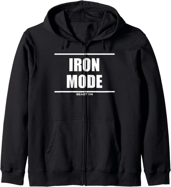 Iron Mode Bodybuilding Gains Gym Fitness Training Sprüche Kapuzenjacke