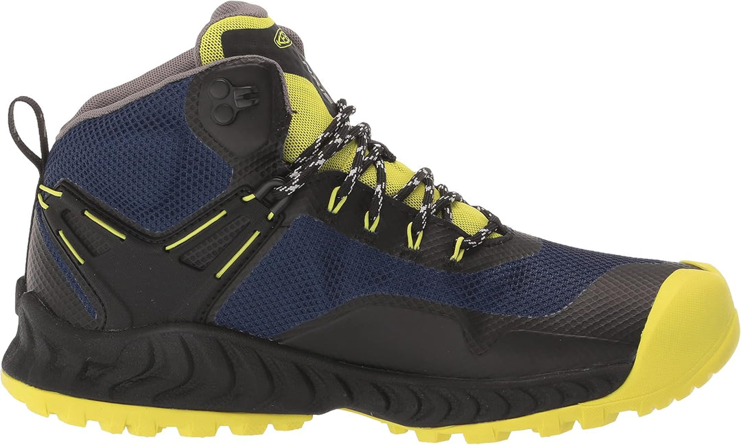 KEEN Herren Nxis Evo Mid Waterproof Wanderstiefel 42.5 EU Black Evening Primrose, 42.5 EU Black Even