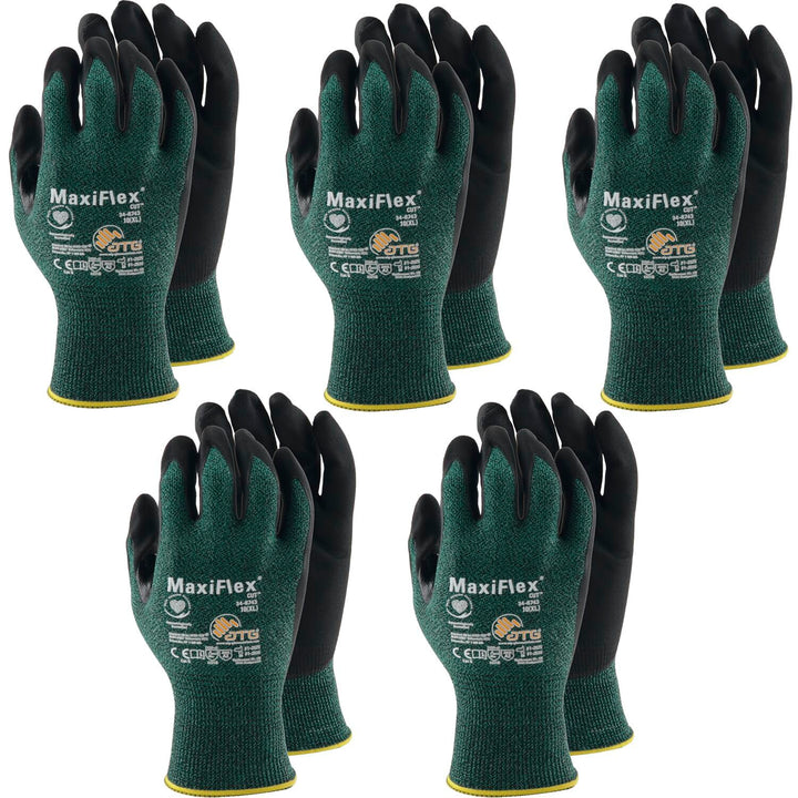 vasalat Schnitt-Schutzhandschuhe ATG MaxiFlex®Cut Arbeitshandschuhe Grösse 10 XL | 5 Paar, 10