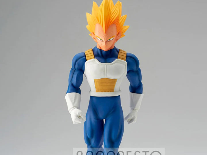 BANPRESTO Dragon Ball Z – Super Saiyan Vegeta – Figur, solide Kante, 21 cm